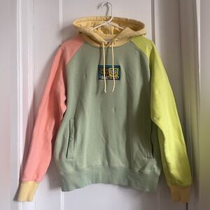 Teddy Fresh RARE Pastel Colour Block Limited Edition Hoodie Sweatshirt/Unisex